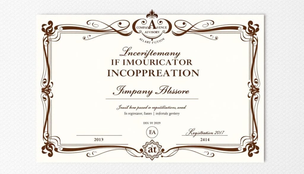 certificate of incorporation certificate of incorporation